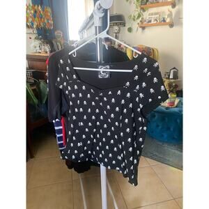 Killstar skull dot top